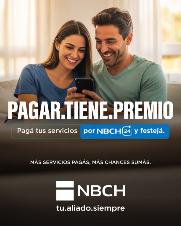 Pagar servicios desde NBCH24 tiene premio: en enero continúan los sorteos