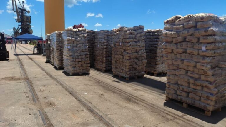 El Puerto de Barranqueras concretó  una nueva exportación de carbón vegetal a Brasil