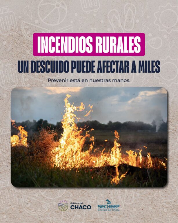 Adviertens acerca de encender fuego en zonas rurales