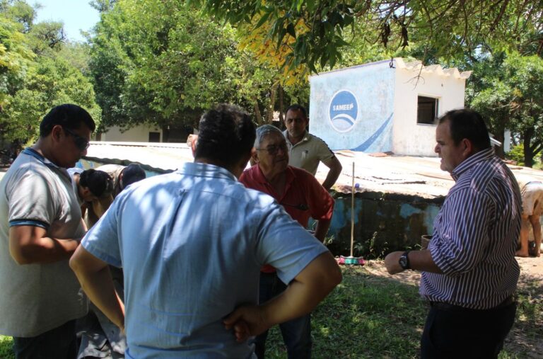 Sameep realizó trabajos de limpieza y desinfección de cisternas en San Bernardo