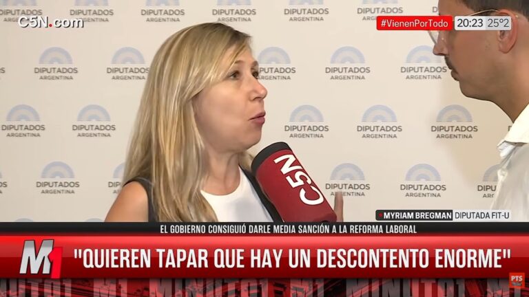 Reforma laboral: Bregman denunció que «el descontento es enorme» y llamó a una rebelión nacional