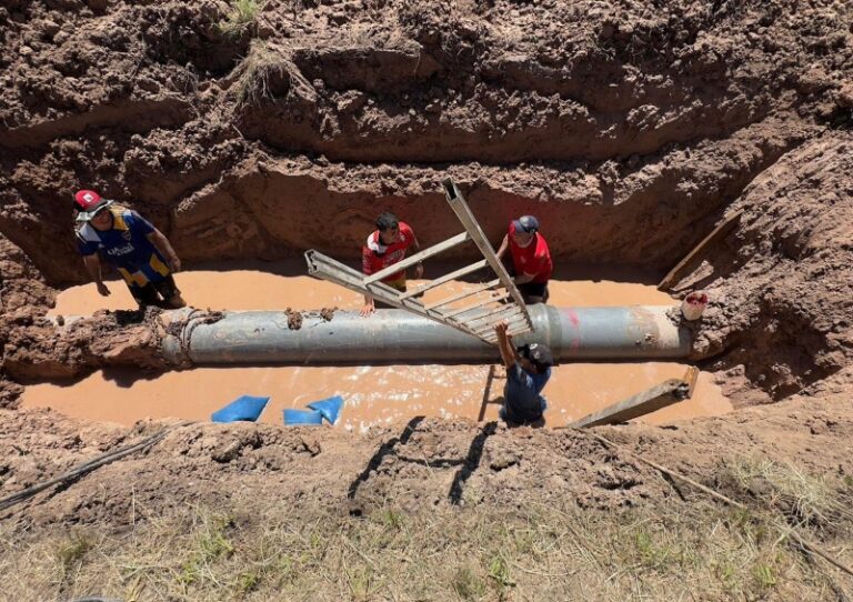 SAMEEP reparó el acueducto Norte y se normaliza el servicio de agua potable en Resistencia y localidades cercanas