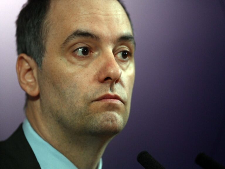 Manuel Adorni, jefe de Gabinete, en una sesión del Congreso Nacional.