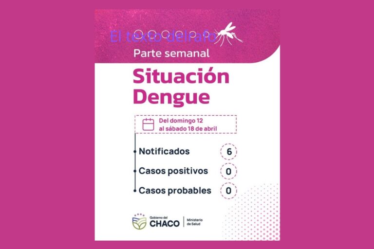 Agente de salud chaqueño realiza descacharrado para prevenir el dengue