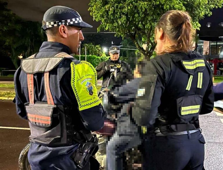 Policía Caminera en operativo nocturno en rutas del Chaco