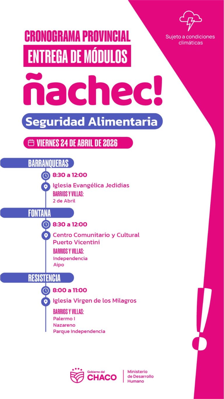Operativo Ñachec en Chaco