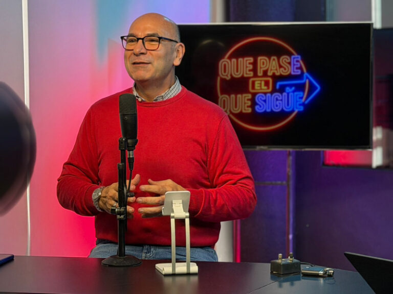 Miguel De Paoli, referente de la Cámara de Expendedores de Combustibles del Chaco, durante una entrevista.