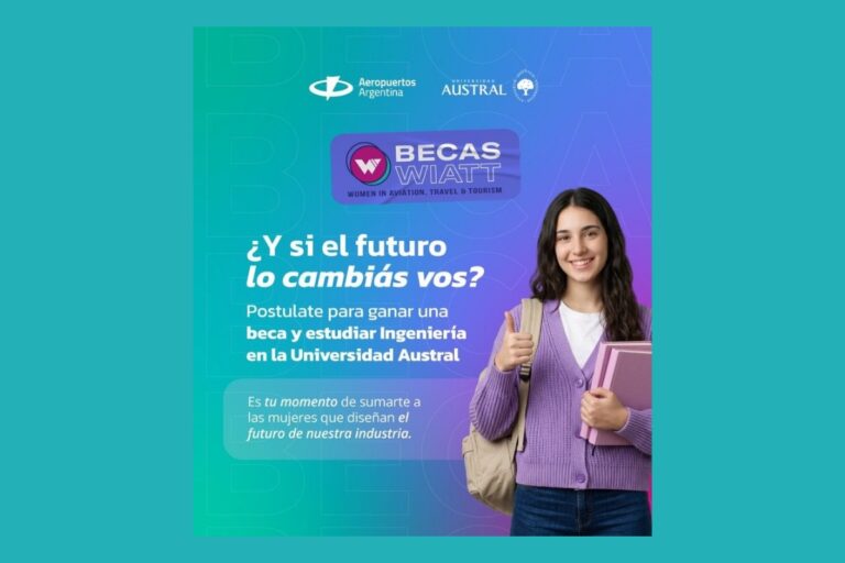 Mujer estudiando ingeniería con símbolos de ciencia y tecnología de fondo