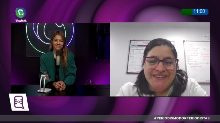 Eliana Medina, jefa del Departamento de Inmunizaciones del Ministerio de Salud del Chaco, en entrevista