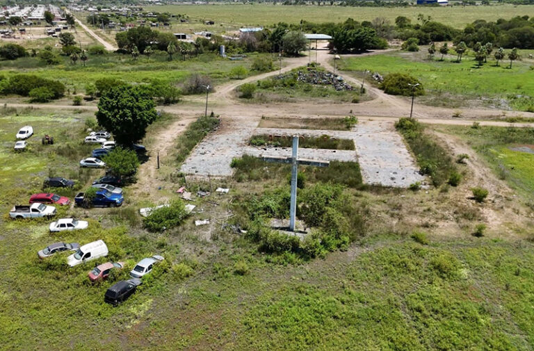 Vista del Parque Caraguatá, humedal urbano en la ciudad de Resistencia, Chaco.