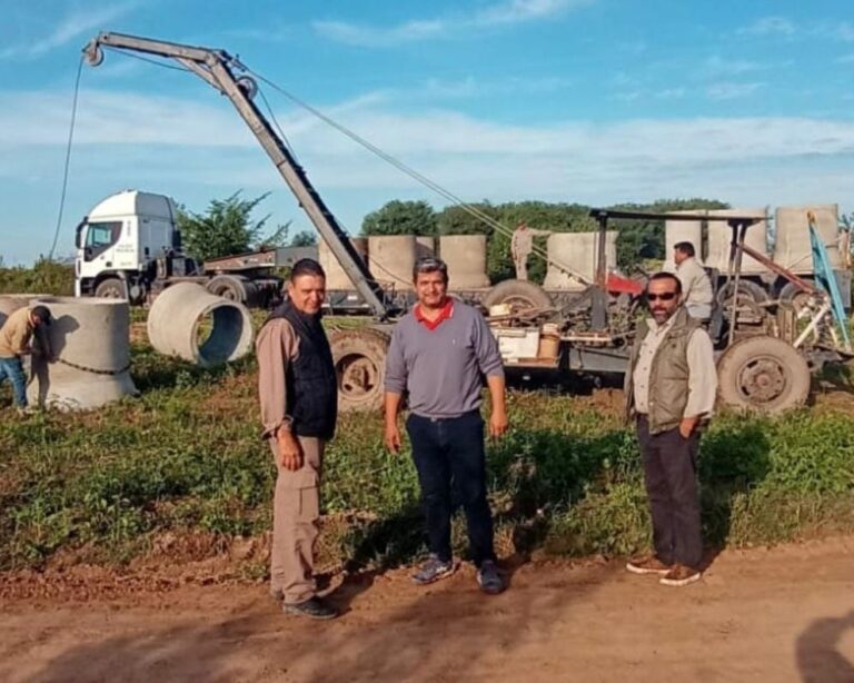 Obras de conexión entre los ríos Salado y Guaycurú en Pampa del Indio, Chaco
