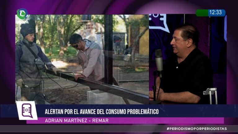 Adrián Martínez, director de REMAR Chaco, durante una entrevista.