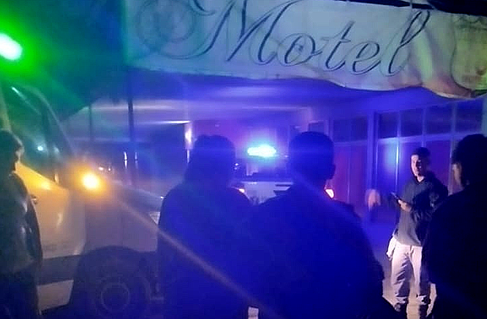 Hotel Flamenco en la Ruta 16, Sáenz Peña, donde ocurrió el hecho.
