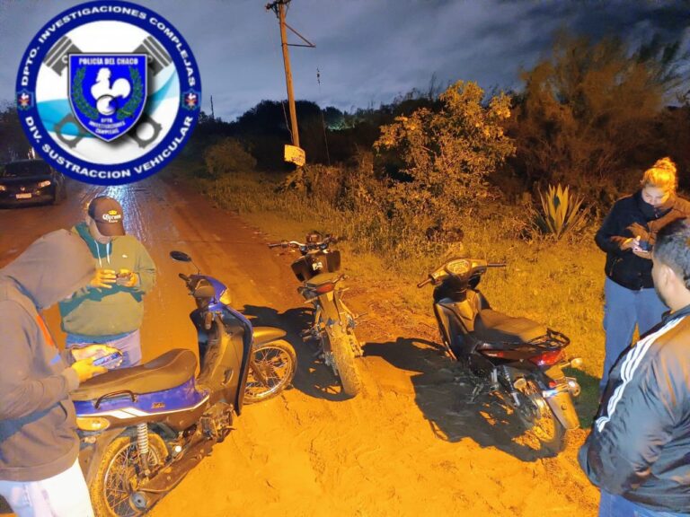 Ilustración de un procedimiento policial de secuestro vehicular en la provincia del Chaco.