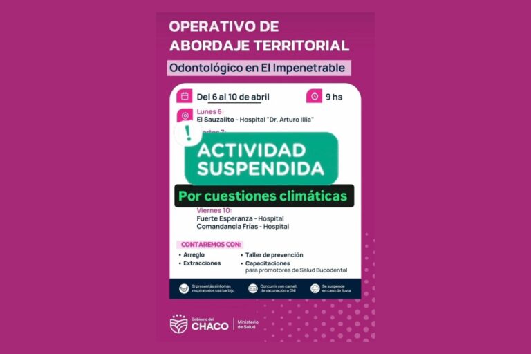 Operativo de asistencia en la región de El Impenetrable, Chaco