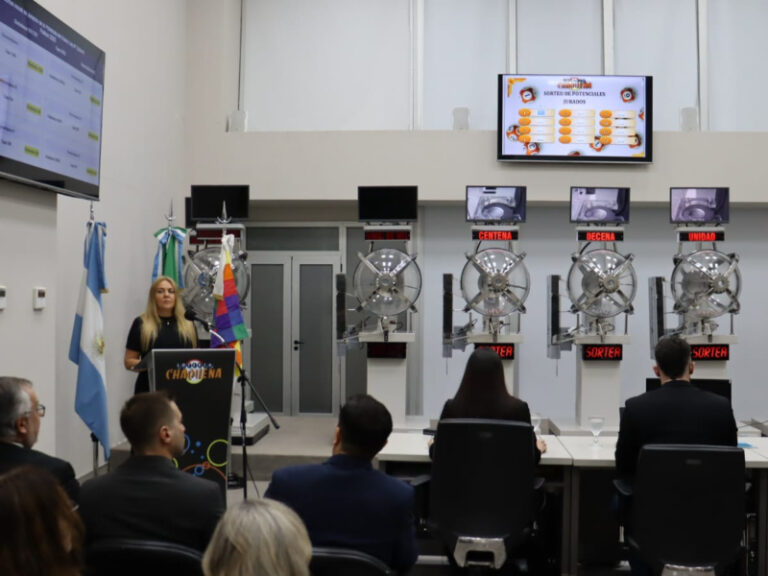 Sorteo de terminaciones de DNI para jurados en Lotería Chaqueña