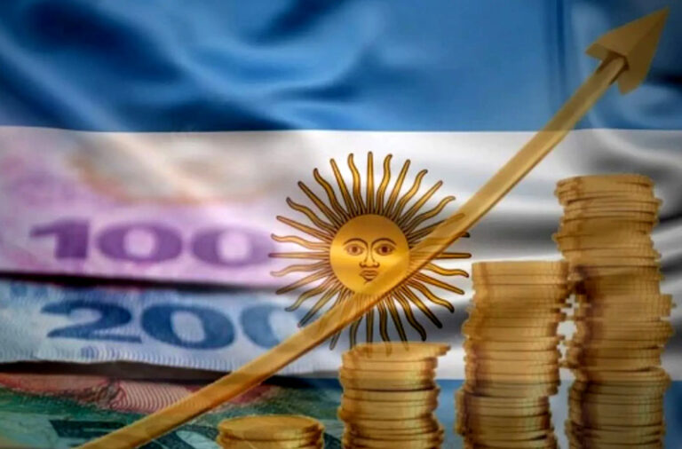 Gráfico de tasas de interés bancarias en Argentina