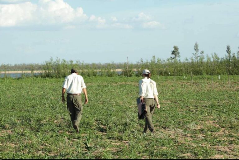 Guardaparque en un área protegida de Argentina