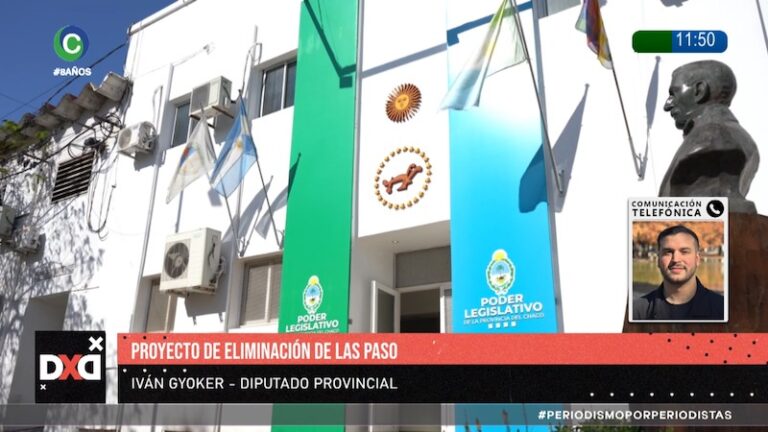 Sesión de la Legislatura del Chaco con diputados debatiendo